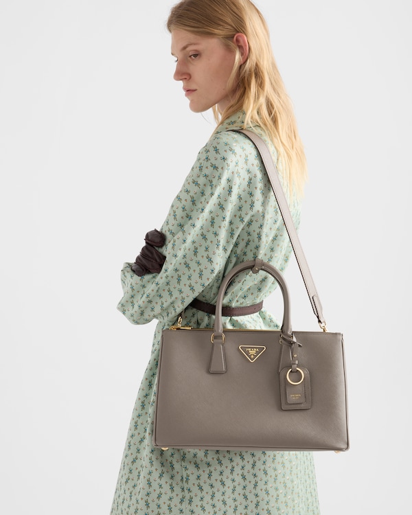 Prada Galleria large Saffiano leather bag - Clay Grey Prada Galleria large Saffiano leather bag - Clay Grey