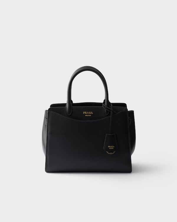 Prada Prelude medium leather handbag - Black Prada Prelude medium leather handbag - Black