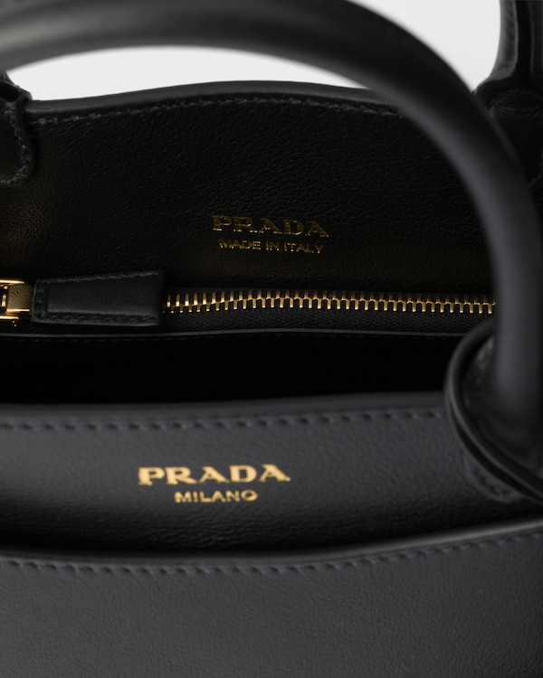Prada Prelude medium leather handbag - Black Prada Prelude medium leather handbag - Black