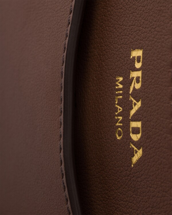 Prada Prelude medium leather handbag - Palisander Prada Prelude medium leather handbag - Palisander