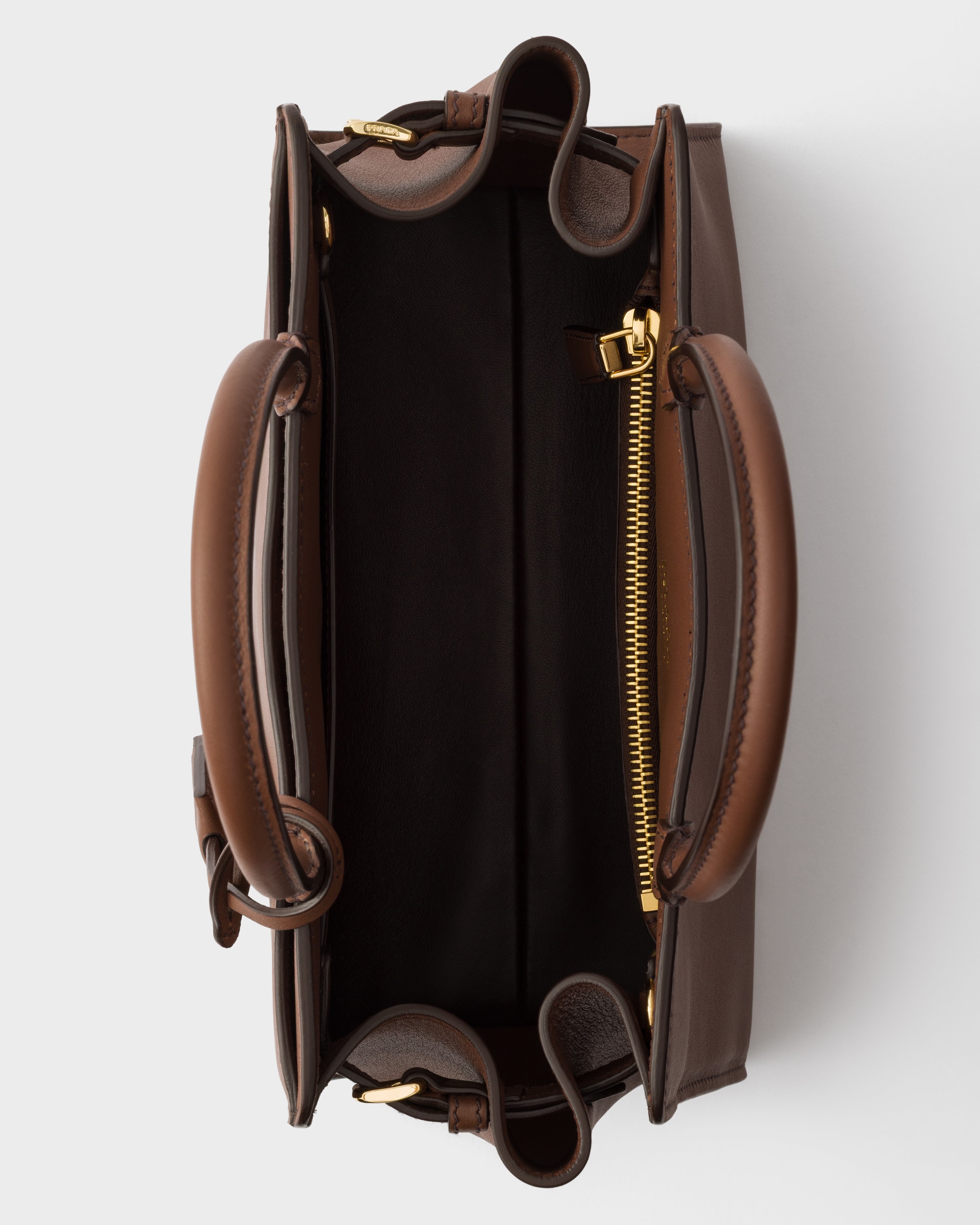 Palisander Prada Prelude Medium Leather Handbag | PRADA - United