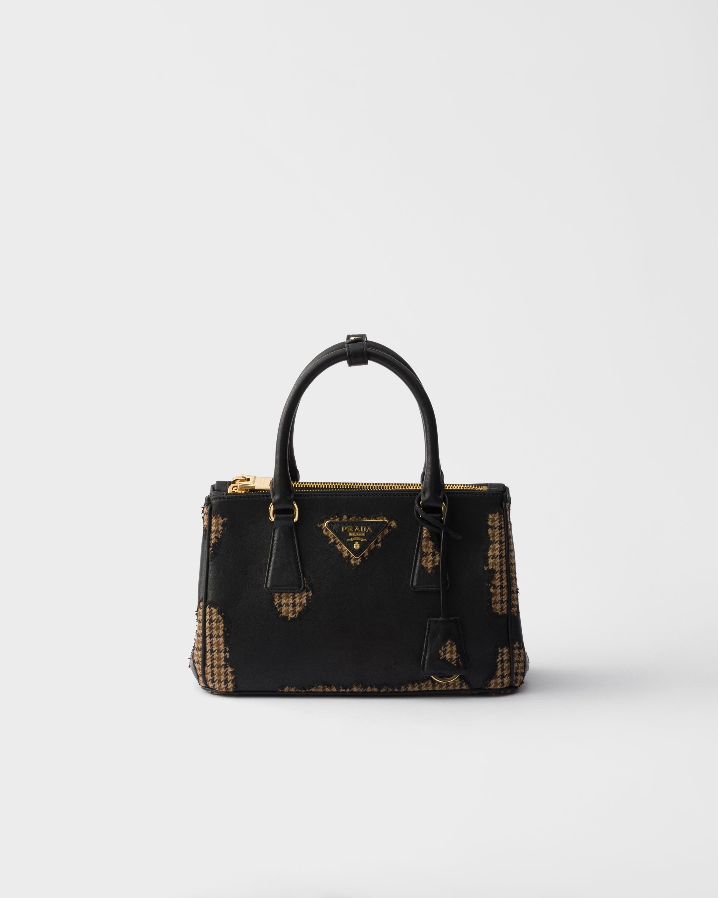 Prada Prada Galleria large nappa leather and wool bag