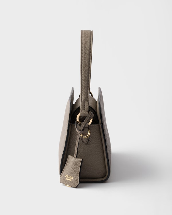 Leather mini handbag - Clay Gray Leather mini handbag - Clay Gray