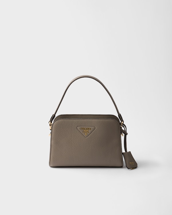 Leather mini handbag - Clay Gray Leather mini handbag - Clay Gray