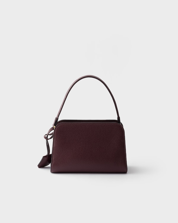 Leather mini handbag - Burgundy Leather mini handbag - Burgundy