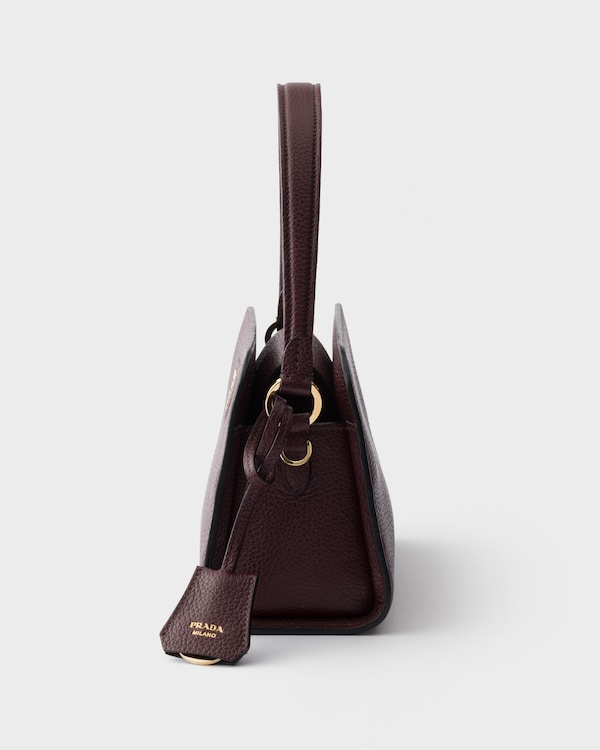 Leather mini handbag - Burgundy Leather mini handbag - Burgundy