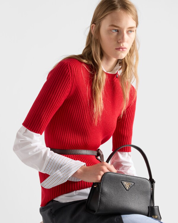 Leather mini handbag - Black Leather mini handbag - Black