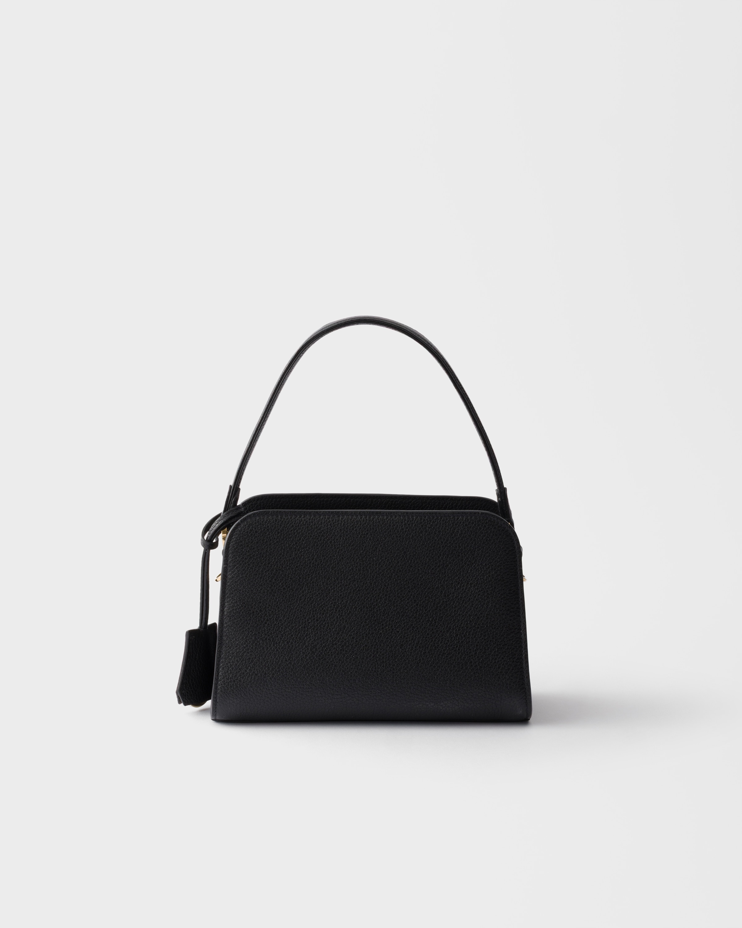 ブラック レザー ミニハンドバッグ | PRADA - 日本