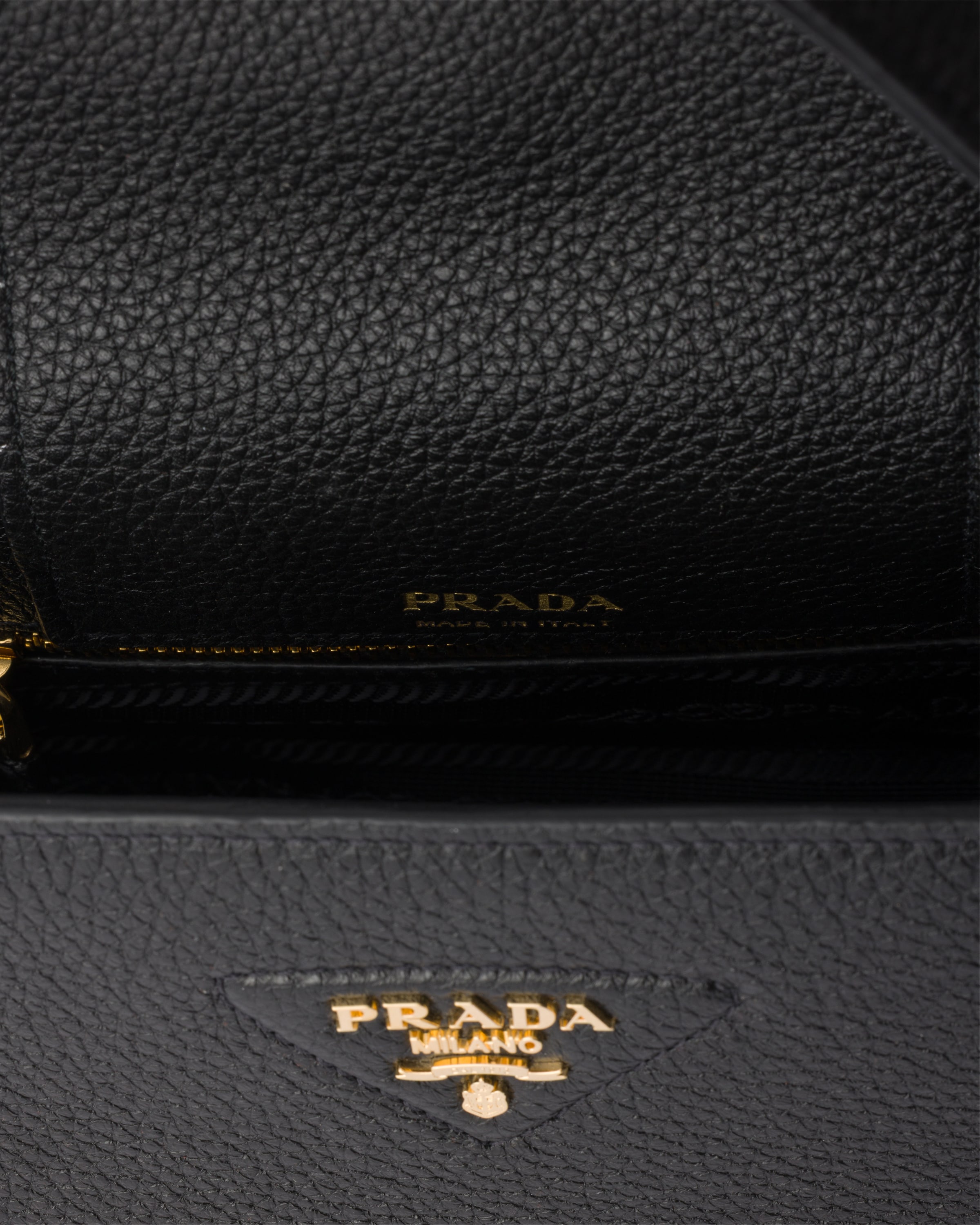 Black Leather Mini Handbag | PRADA - United States