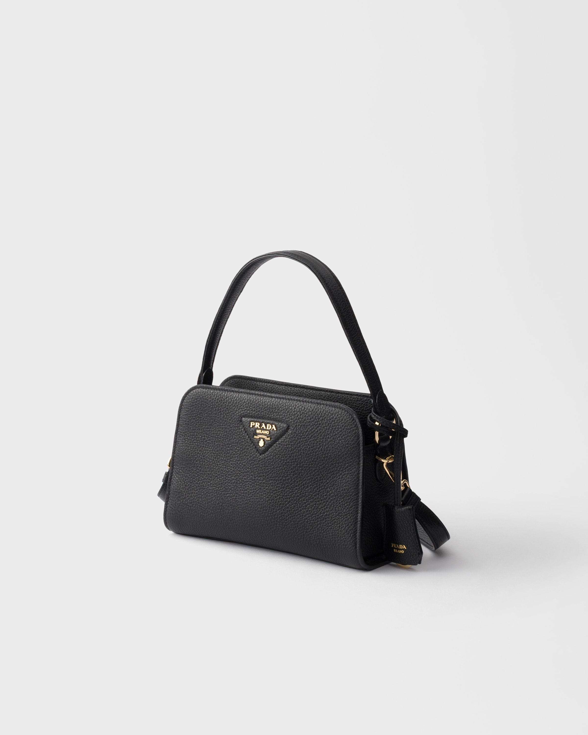 Black Leather mini handbag | PRADA - United States