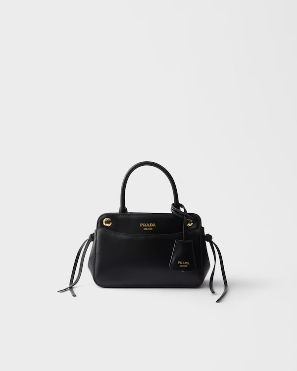 Prada Carry mini leather handbag - Black Prada Carry mini leather handbag - Black
