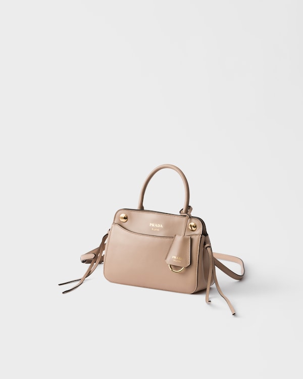 Prada Carry mini leather handbag - Cameo Prada Carry mini leather handbag - Cameo