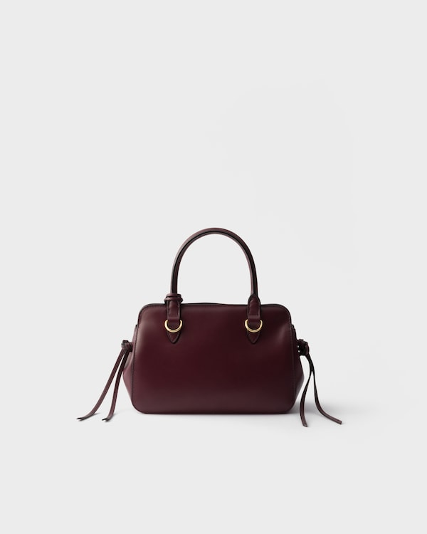 Borsa a mano Prada Carry mini in pelle - Bordeaux Borsa a mano Prada Carry mini in pelle - Bordeaux