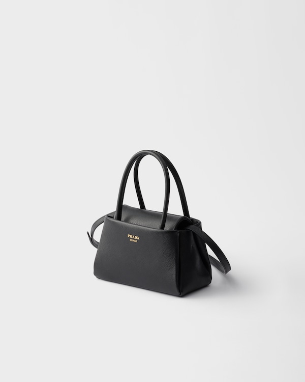 Prada Passage Saffiano leather mini handbag - Black Prada Passage Saffiano leather mini handbag - Black