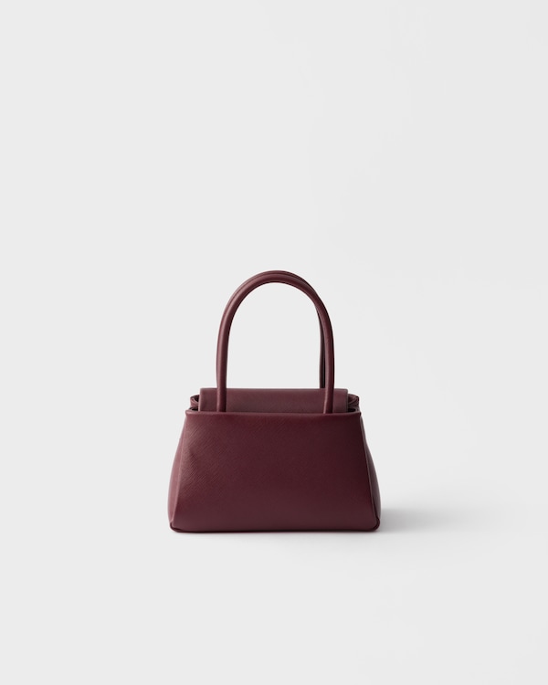 Borsa a mano Prada Passage mini in Saffiano - Bordeaux Borsa a mano Prada Passage mini in Saffiano - Bordeaux