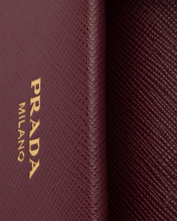 Borsa a mano Prada Passage mini in Saffiano - Bordeaux Borsa a mano Prada Passage mini in Saffiano - Bordeaux