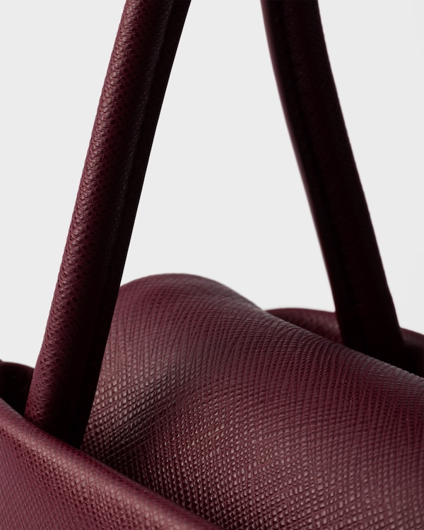 Borsa a mano Prada Passage mini in Saffiano - Bordeaux Borsa a mano Prada Passage mini in Saffiano - Bordeaux