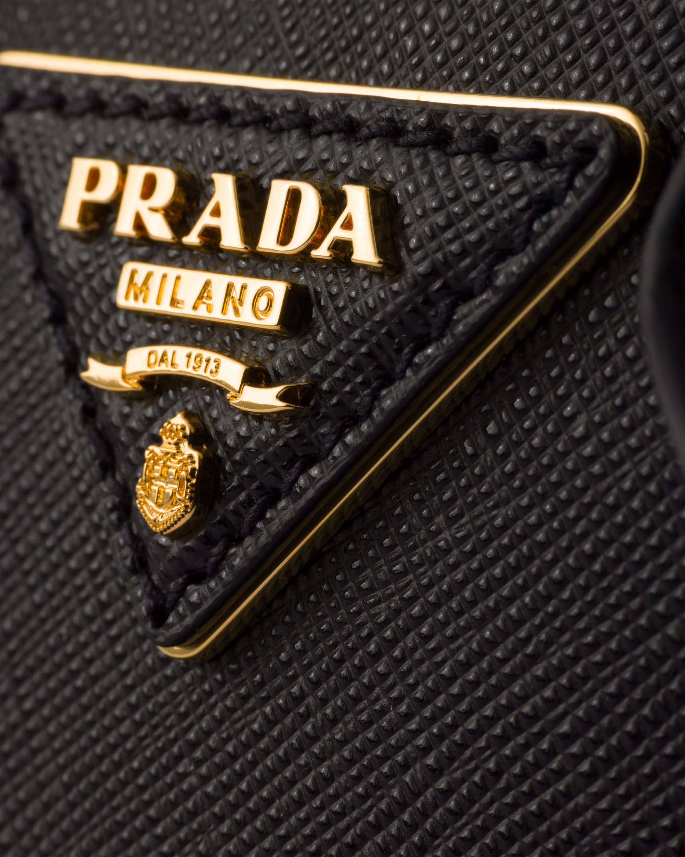 Black Prada Galleria Saffiano Leather Mini-bag | PRADA - Japan