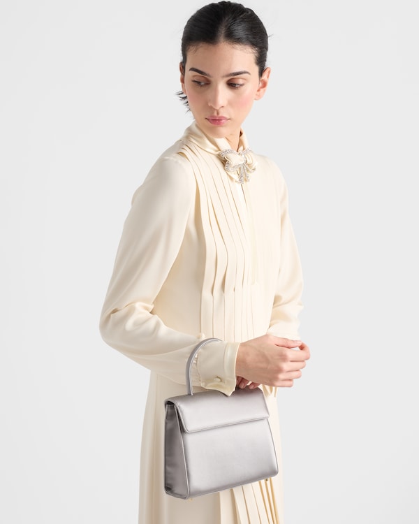 Prada Minuit satin handbag - Graphite Prada Minuit satin handbag - Graphite