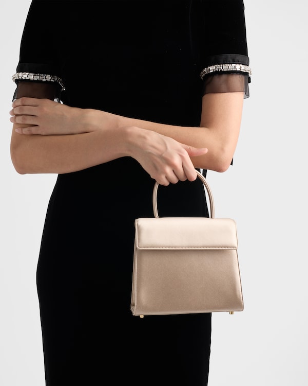 Prada Minuit satin handbag - Cameo Prada Minuit satin handbag - Cameo