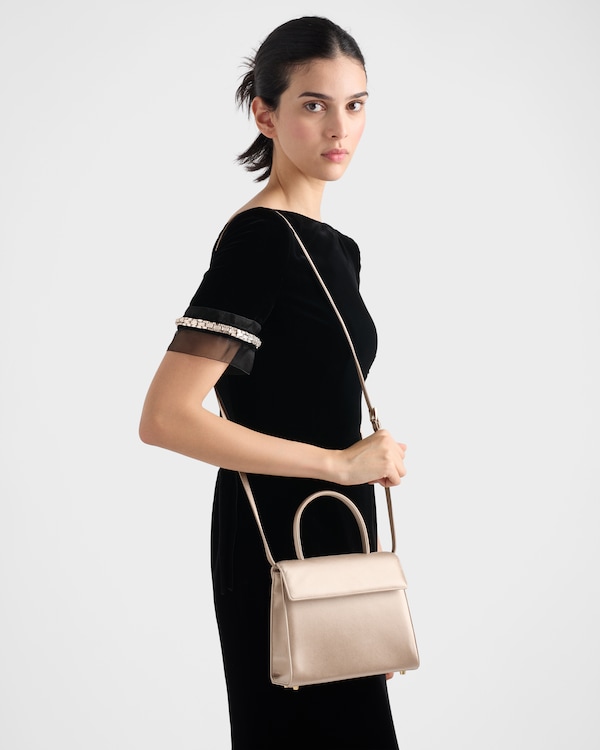 Prada Minuit satin handbag - Cameo Prada Minuit satin handbag - Cameo