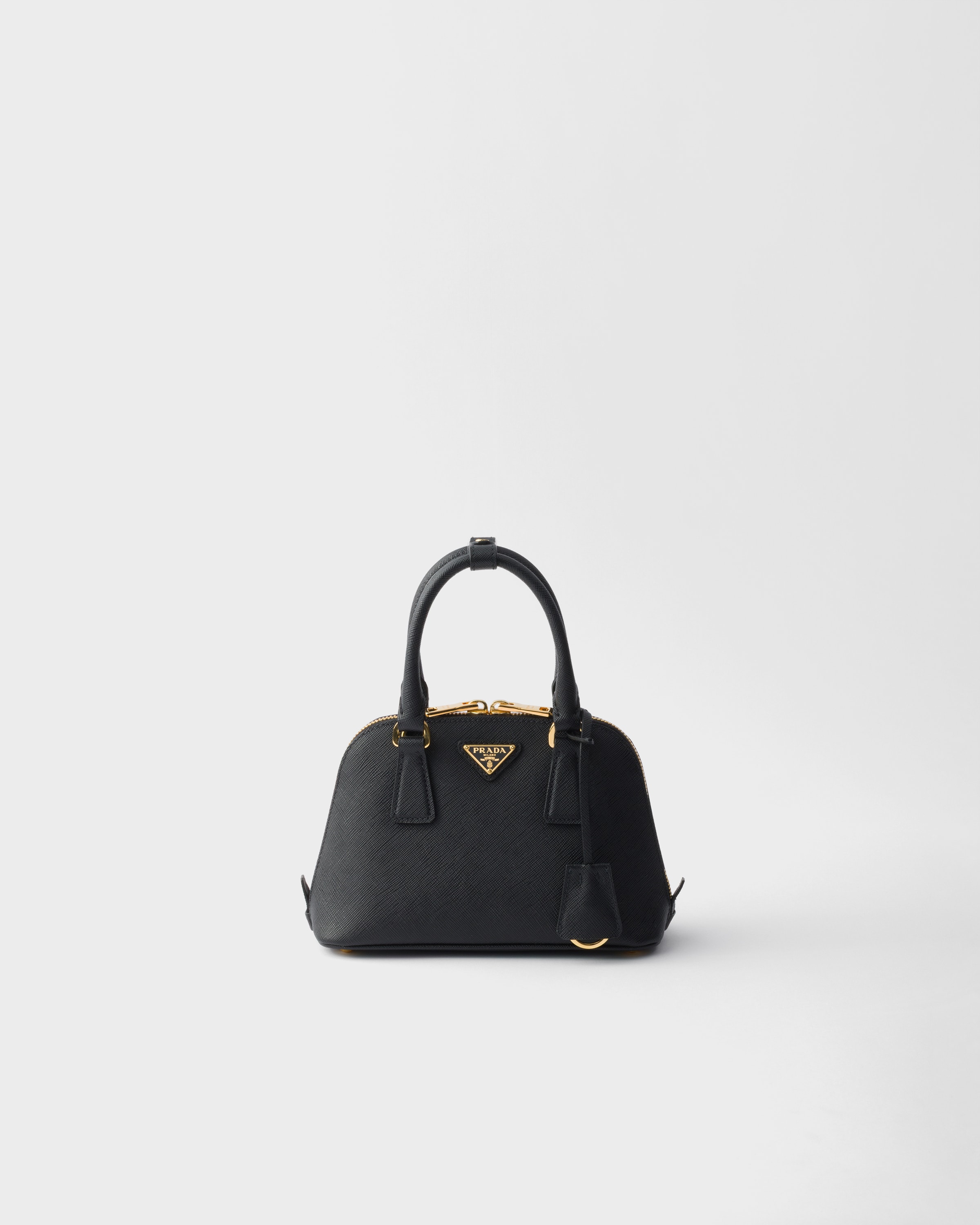 Black Prada Promenade Saffiano leather mini-bag | PRADA