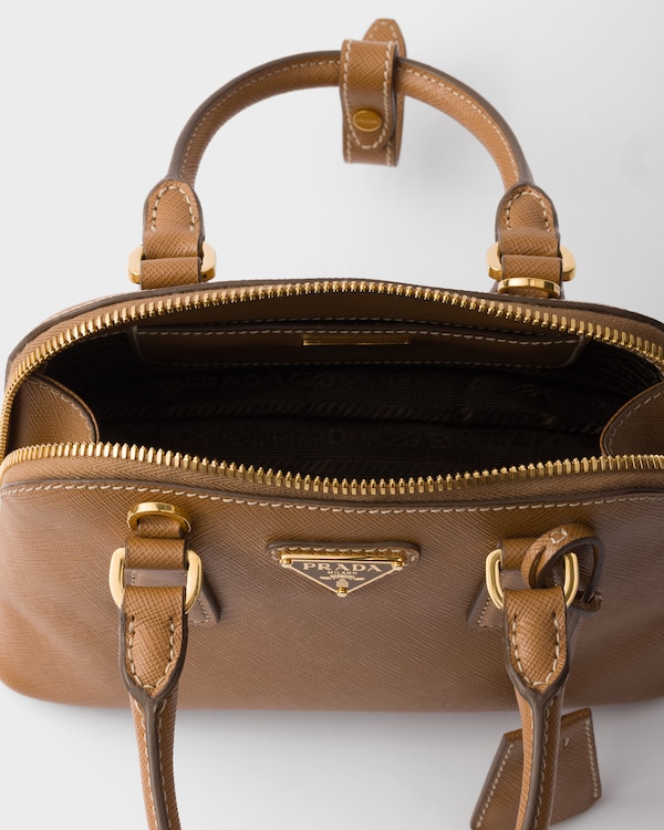 Prada Promenade mini Saffiano leather bag - Caramel Prada Promenade mini Saffiano leather bag - Caramel