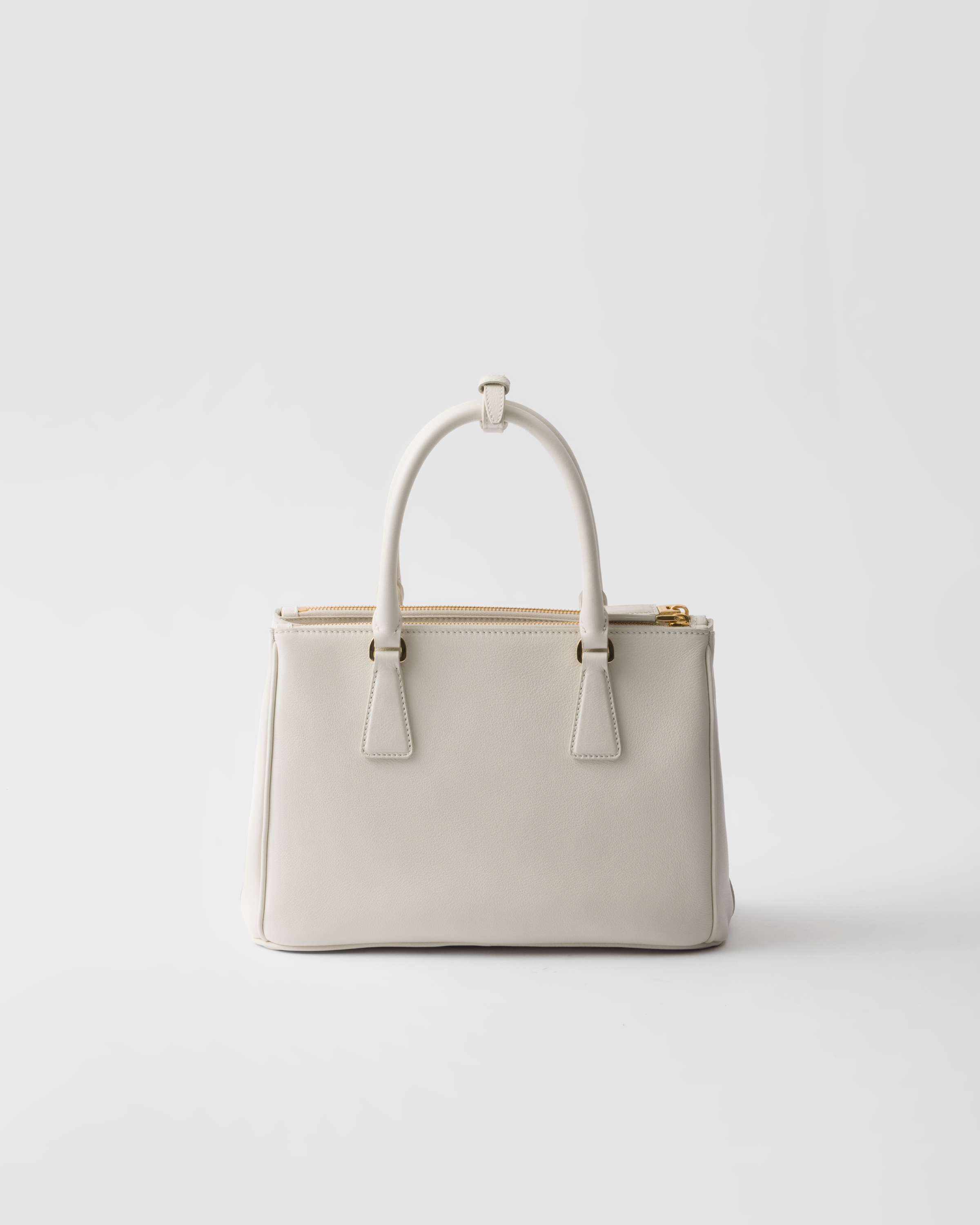 Shop Prada Medium Galleria Leather Bag In White