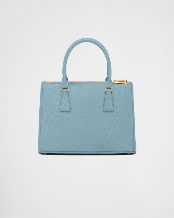 حقيبة برادا غاليريا متوسطة من جلد النعام حقيبة برادا غاليريا متوسطة من جلد النعام