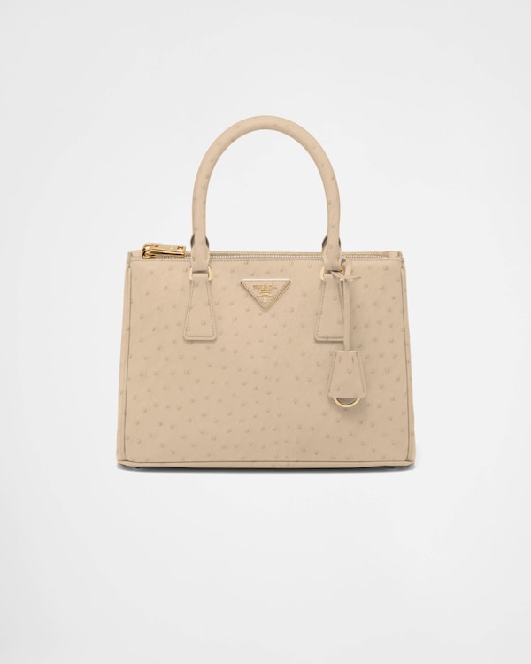 미디엄 프라다 갤러리아 타조 가죽 백 미디엄 프라다 갤러리아 타조 가죽 백