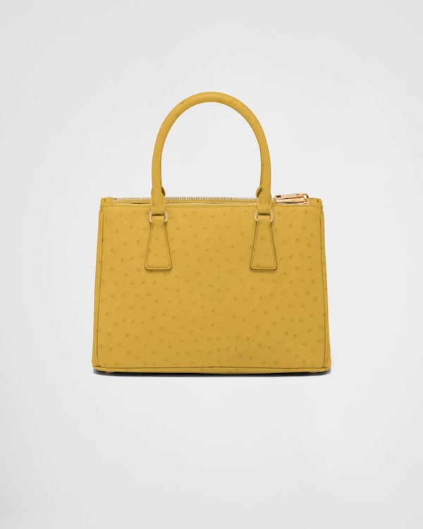 Prada Galleria medium ostrich leather bag Prada Galleria medium ostrich leather bag