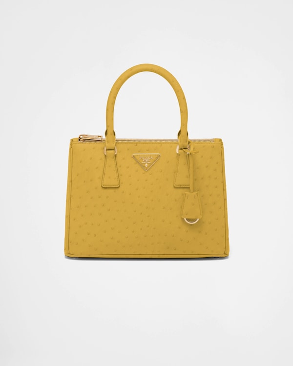 Prada Galleria medium ostrich leather bag Prada Galleria medium ostrich leather bag