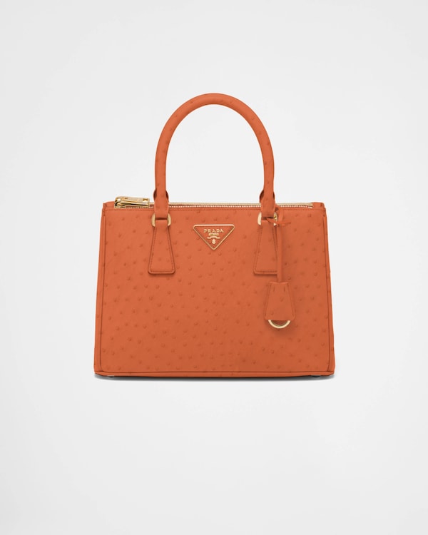 Prada Galleria medium ostrich leather bag Prada Galleria medium ostrich leather bag