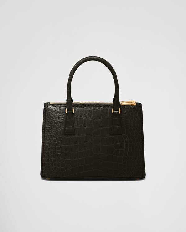 Bolso mediano Prada Galleria de piel de cocodrilo Bolso mediano Prada Galleria de piel de cocodrilo