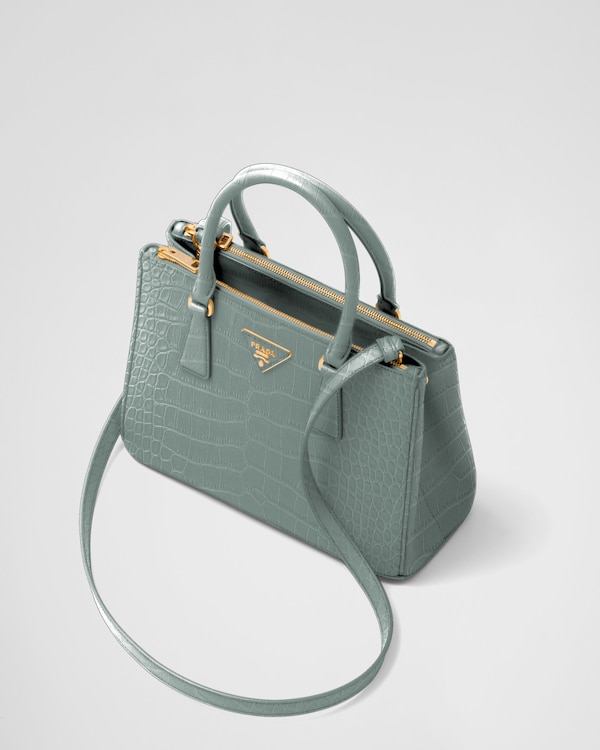 Prada Galleria medium crocodile leather bag Prada Galleria medium crocodile leather bag