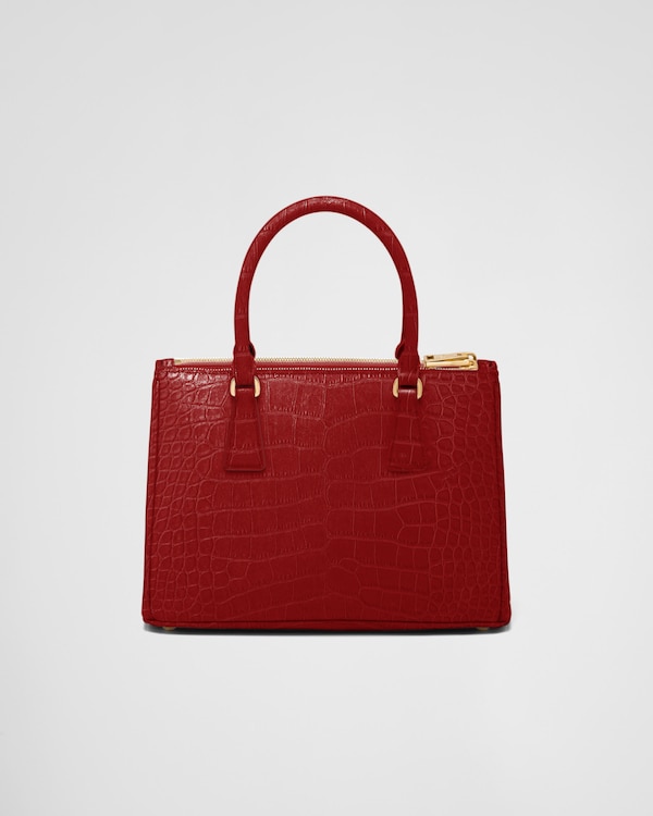 Prada Galleria medium crocodile leather bag Prada Galleria medium crocodile leather bag