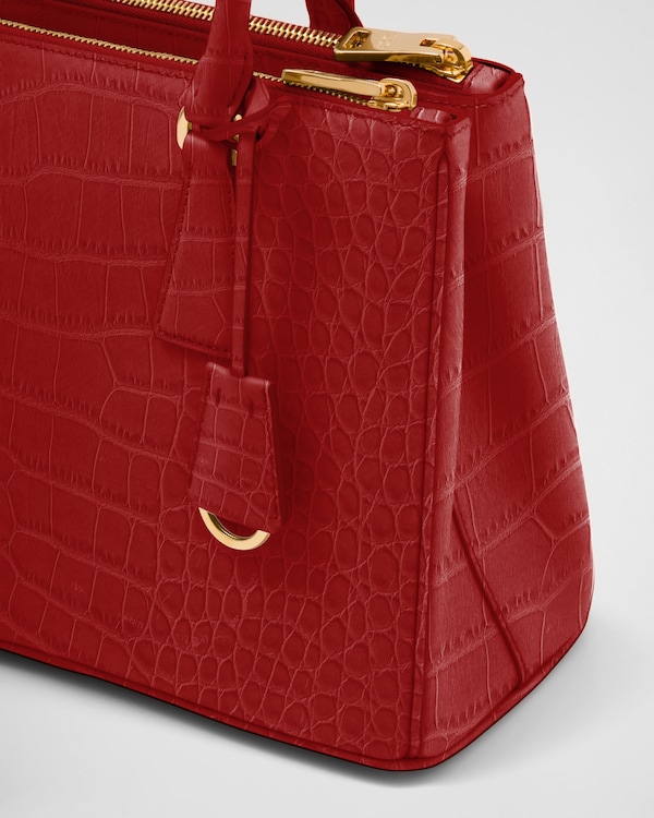 Prada Galleria medium crocodile leather bag Prada Galleria medium crocodile leather bag