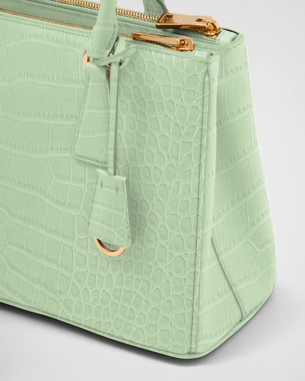 Prada Galleria medium crocodile leather bag Prada Galleria medium crocodile leather bag