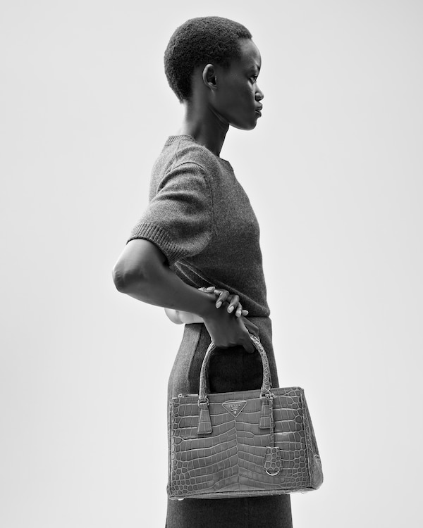 Prada Galleria medium crocodile leather bag Prada Galleria medium crocodile leather bag