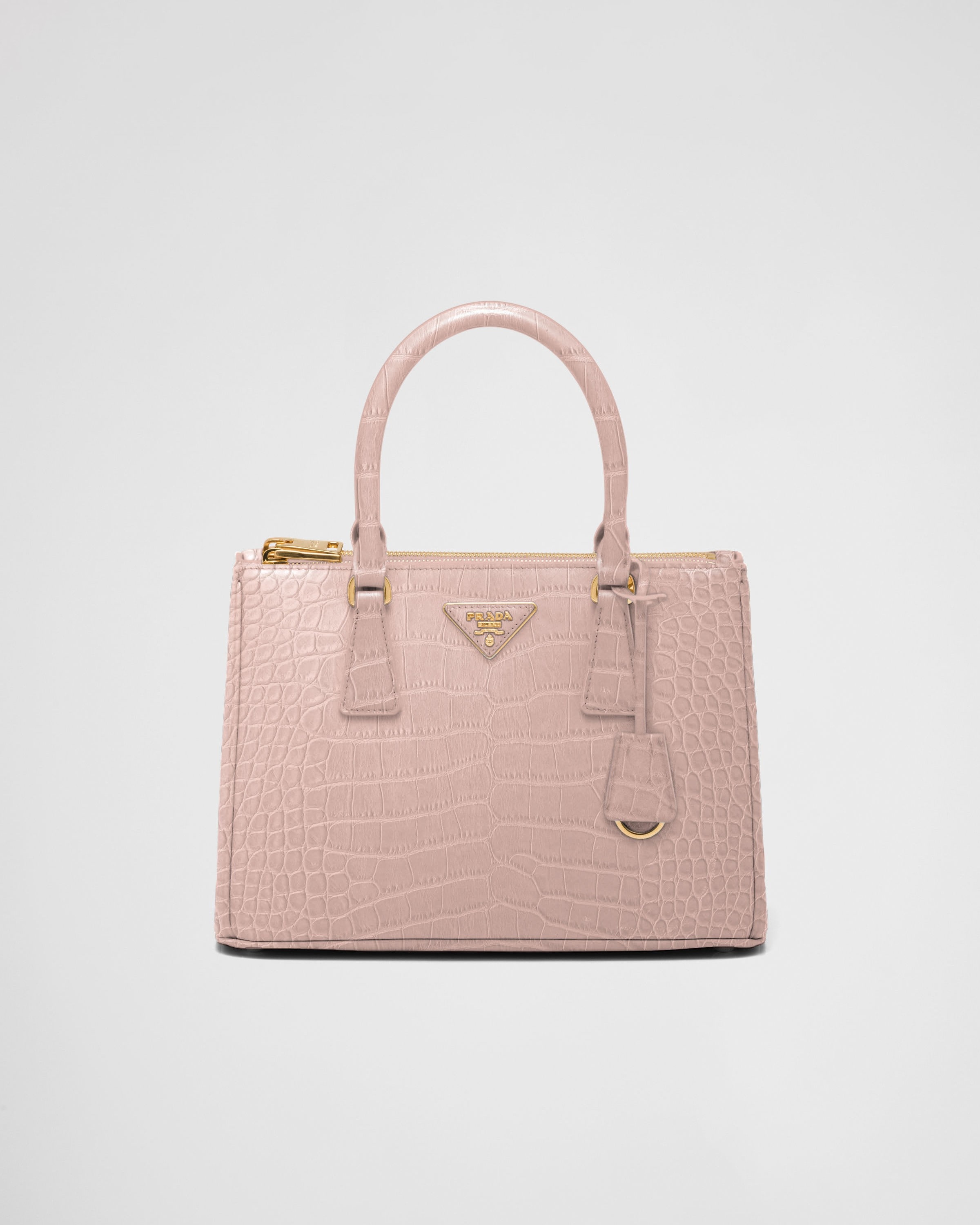 Medium Prada Galleria crocodile leather bag