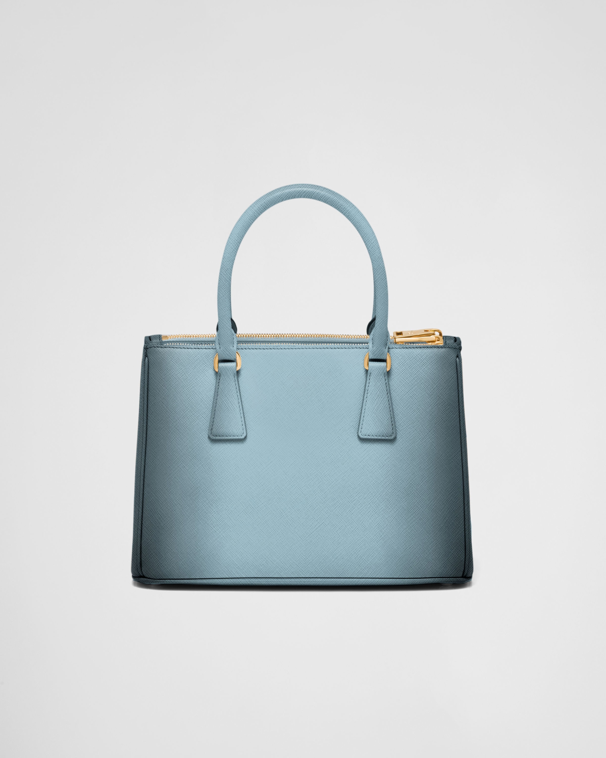 お歳暮 人気 オシャレ 渐变浅蓝色Prada Galleria Prada 皮革手袋| 中号渐变Saffiano 小物