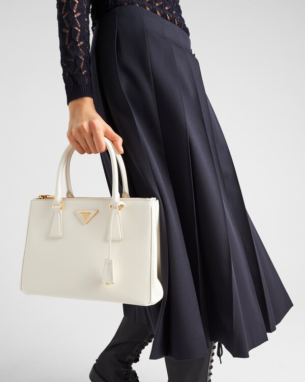 Prada Galleria medium Saffiano leather bag - White Prada Galleria medium Saffiano leather bag - White