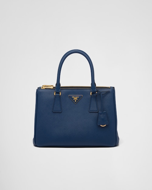 Bluette Medium Prada Galleria Saffiano leather bag | Prada