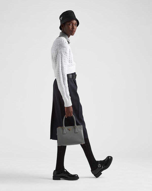 Bolsa Prada Galleria média em couro Saffiano Bolsa Prada Galleria média em couro Saffiano