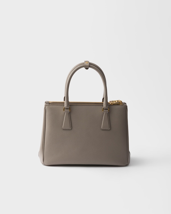 Sac Prada Galleria en cuir Saffiano - Gris argile Sac Prada Galleria en cuir Saffiano - Gris argile