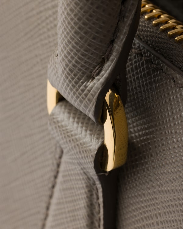 Sac Prada Galleria en cuir Saffiano - Gris argile Sac Prada Galleria en cuir Saffiano - Gris argile