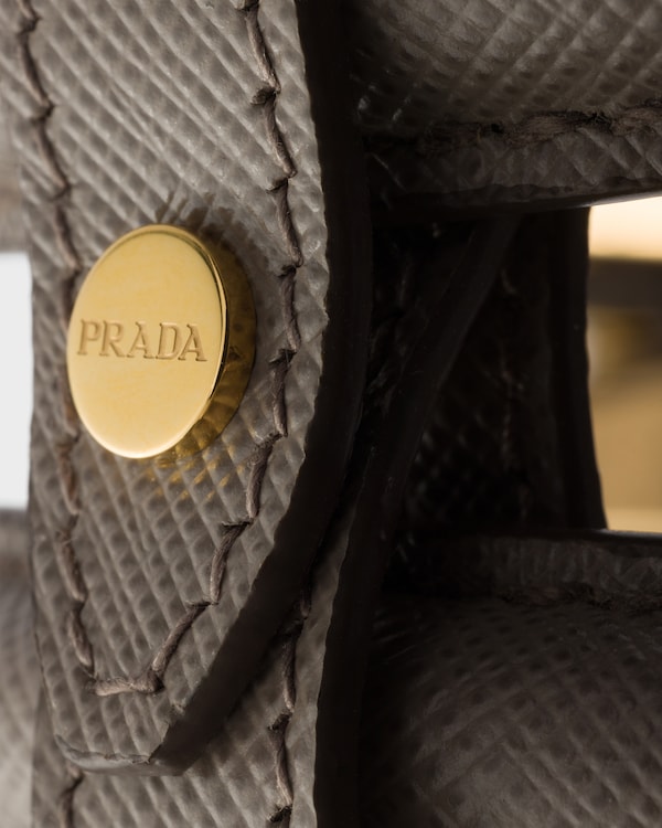 Sac Prada Galleria en cuir Saffiano - Gris argile Sac Prada Galleria en cuir Saffiano - Gris argile