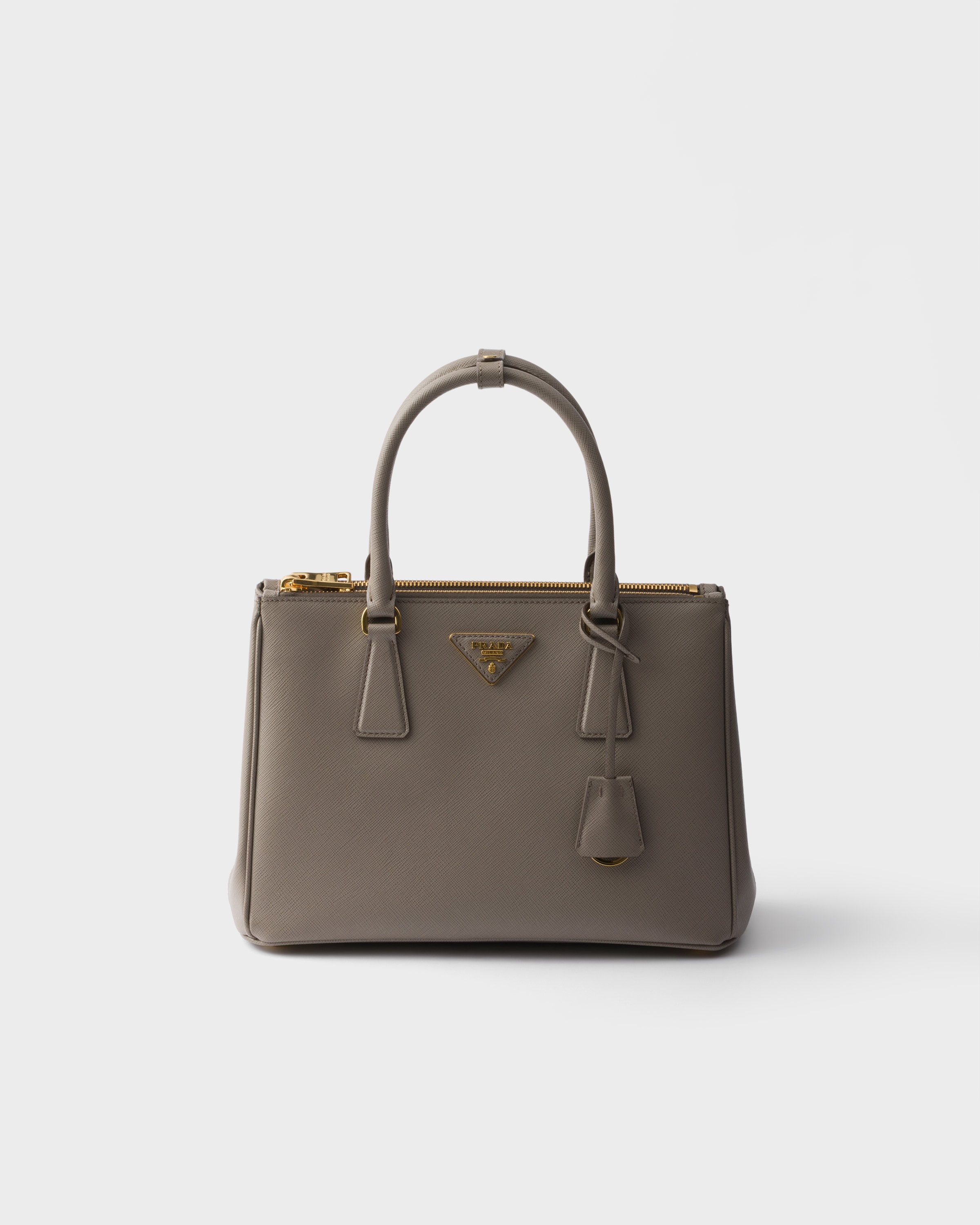 PRADA ハンドバッグ キャメル グレースカーフ Clay Grey Prada Buckle Small Leather Handbag With Belt | PRADA