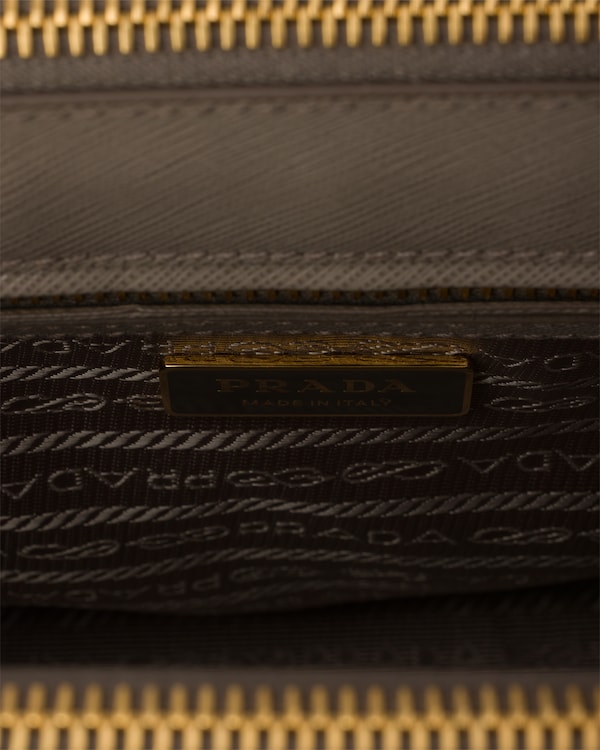 Sac Prada Galleria en cuir Saffiano - Gris argile Sac Prada Galleria en cuir Saffiano - Gris argile
