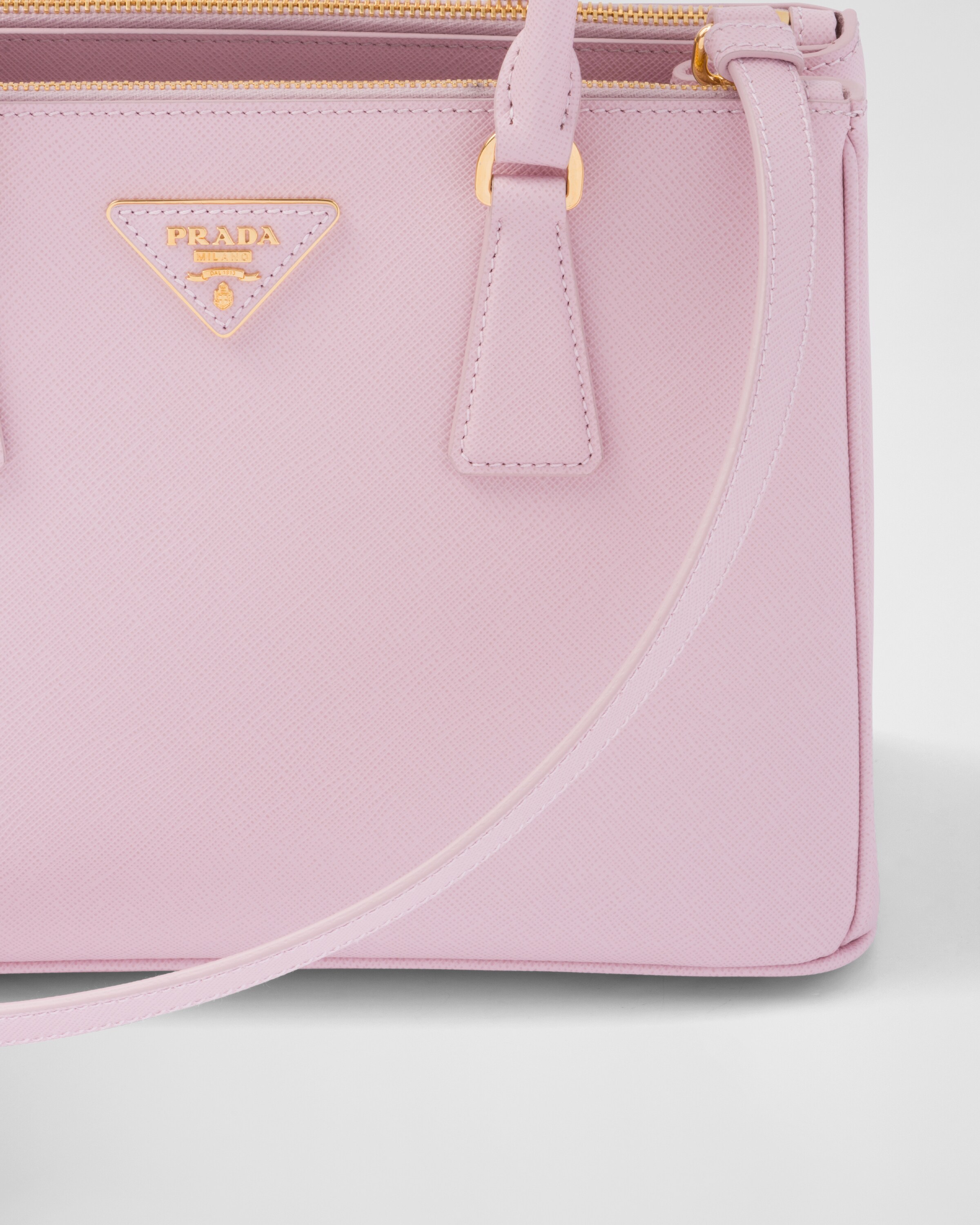 Alabaster Pink Medium Prada Galleria Saffiano Leather Bag